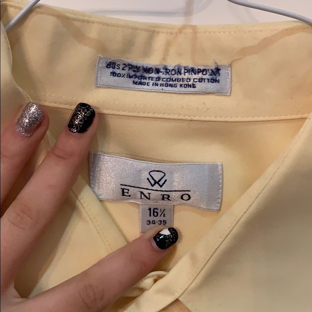Enro Yellow Dress Shirt